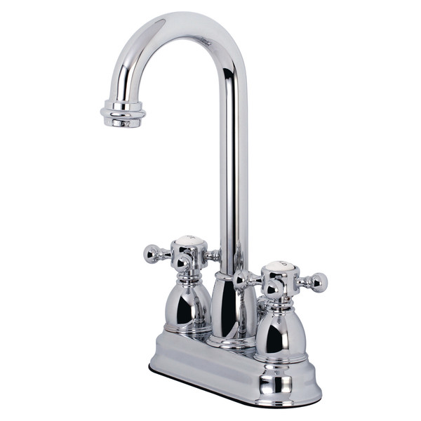 Kingston Brass 4" Centerset Bathroom Faucet, Chrome KB3611BX